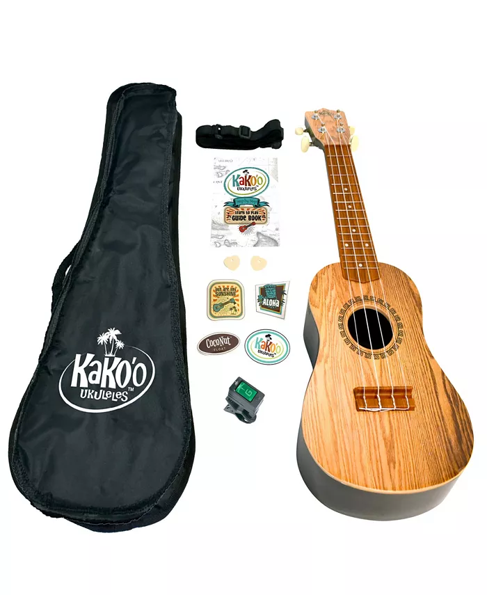 KaKo'o Music Sandalwood Wooden Ukulele Set - Mycitystee