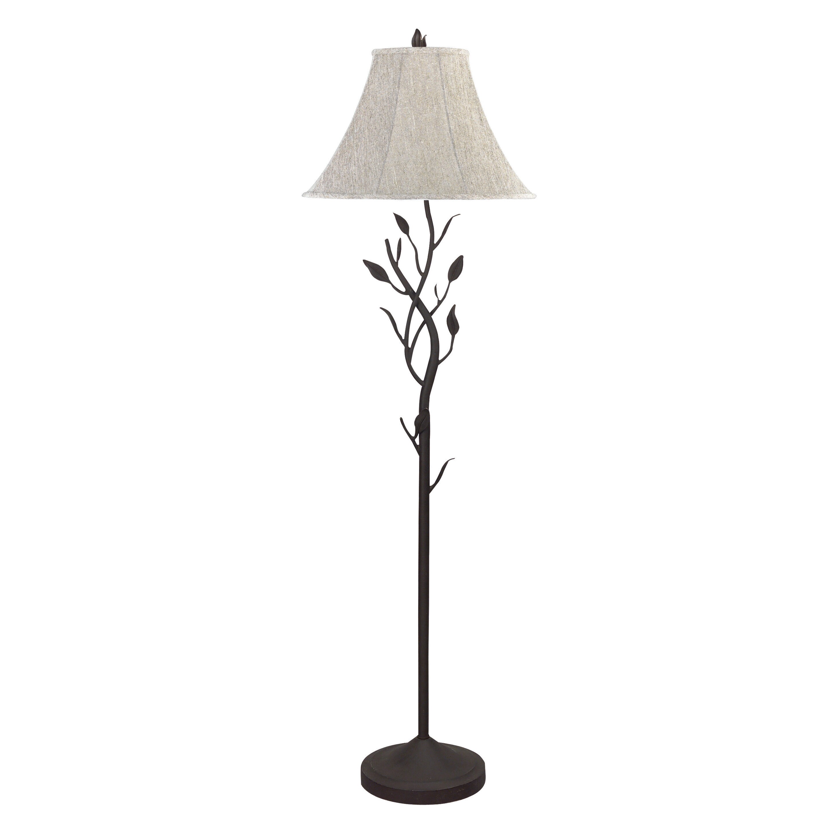 Black Metal Hand-forged Iron150-watt 3-way Floor Lamp - Mycitystee