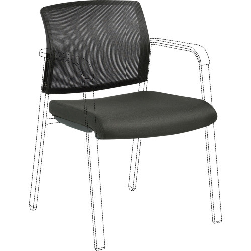 Lorell Stackable Chair Mesh Back/Fabric Seat Kit (30944) - Mycitystee