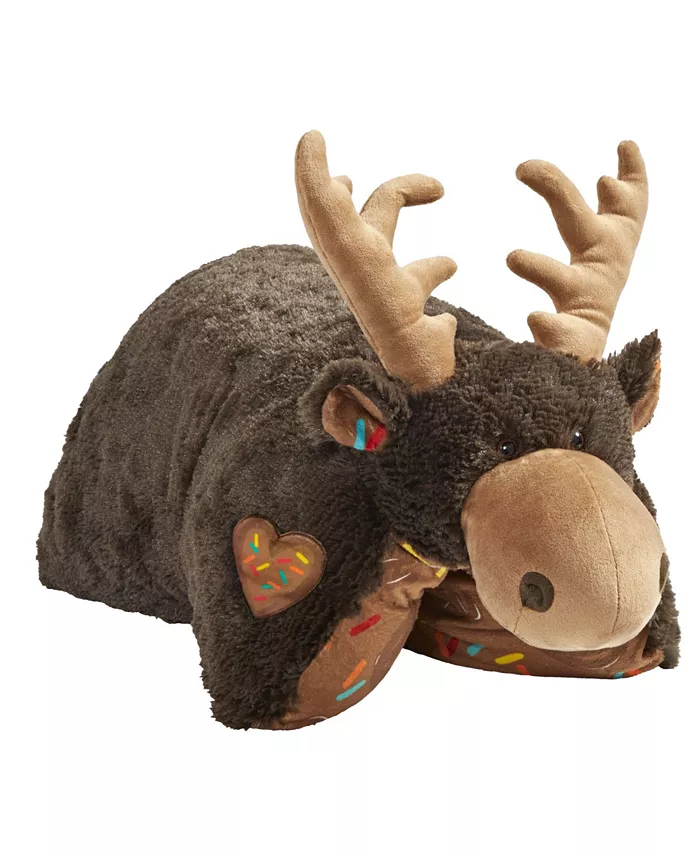 Pillow Pets Sweet Scented Chocolate Moose Stuffed Animal Plush Toy - Mycitystee