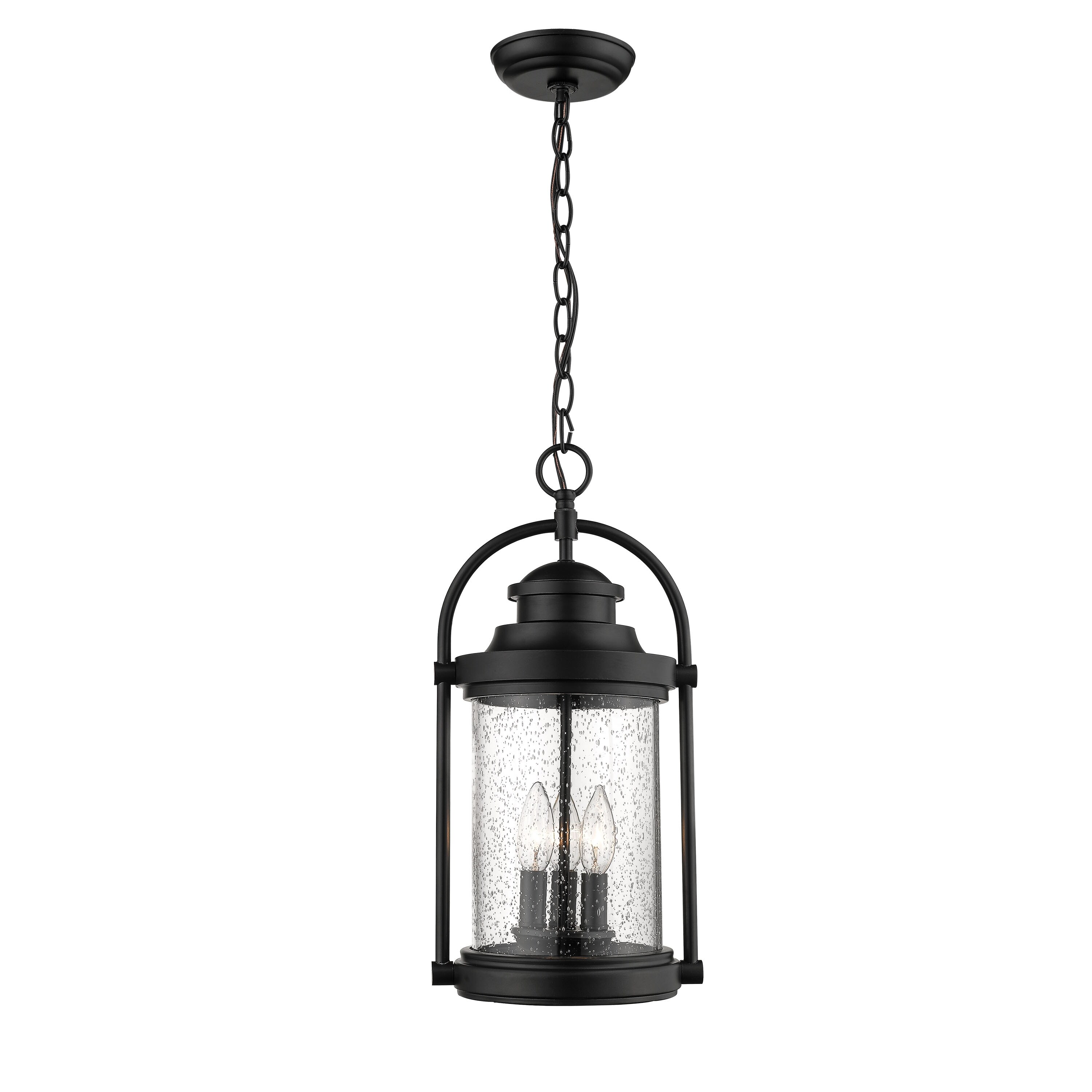 Livingston Metal Outdoor Hanging Lantern - Mycitystee