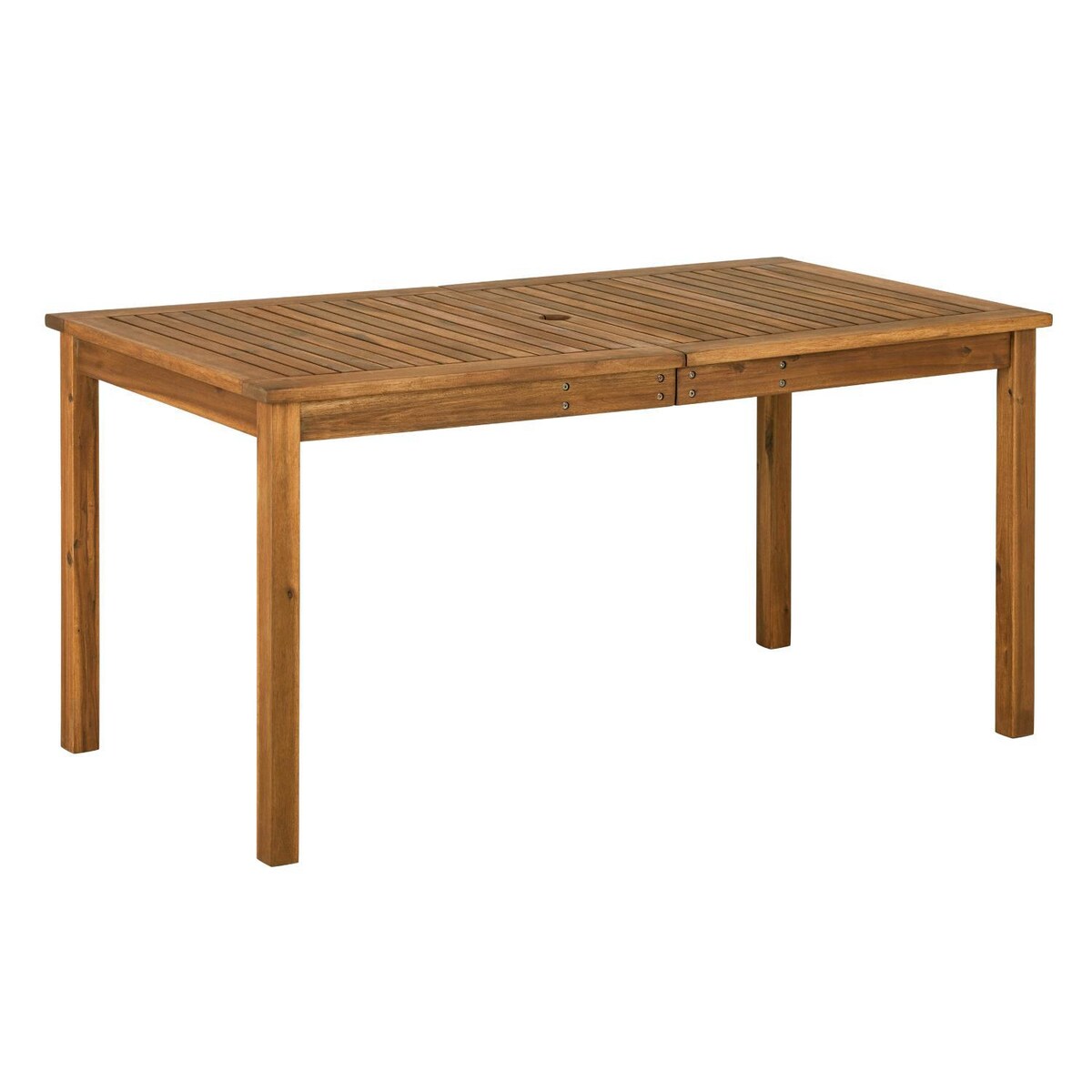 Ultimate Patio Camille Way 60 X 34 Inch Rectangular Brown Acacia Patio Dining Table - Mycitystee
