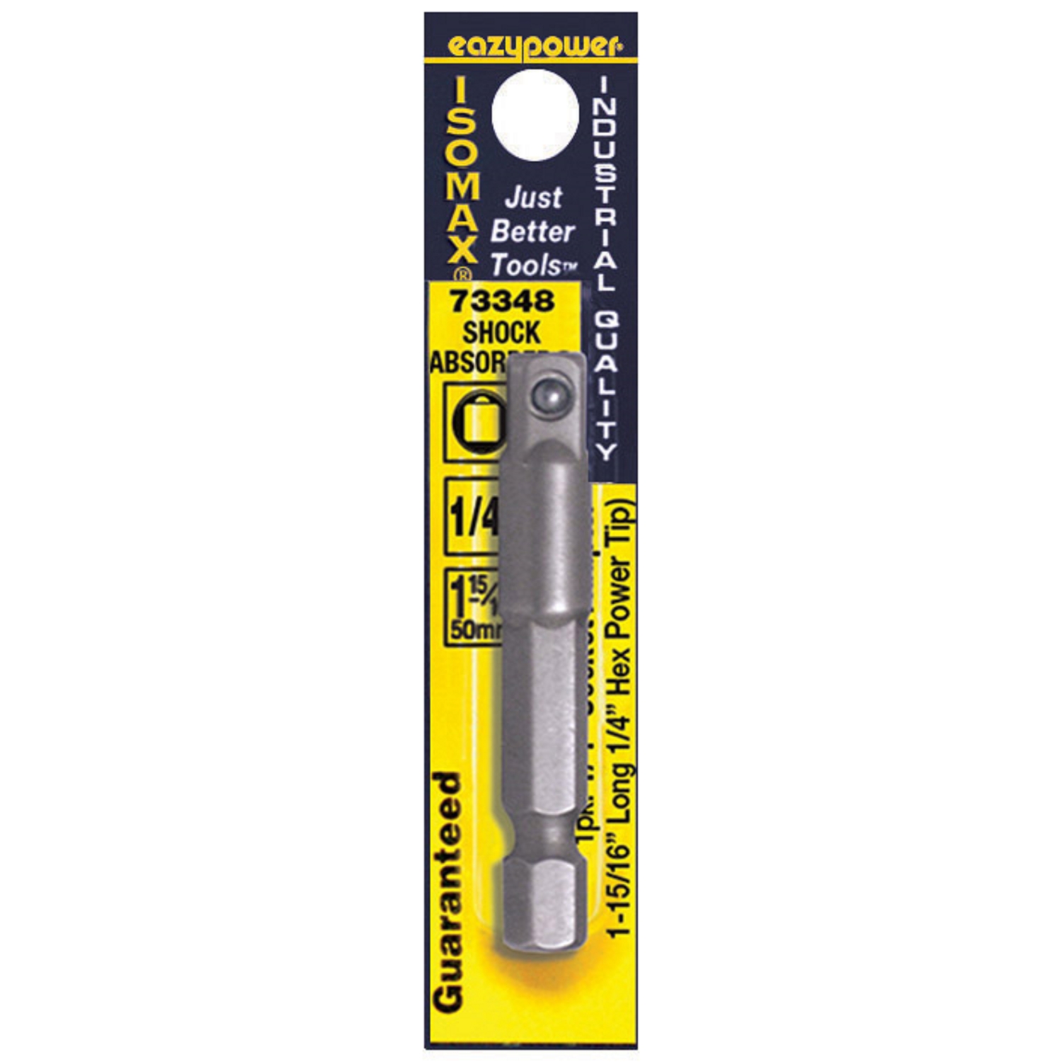 Eazypower Isomax Ball Hex 1/4 in. X 1-15/16 in. L Socket Adapter Alloy Steel 1 pc - Mycitystee