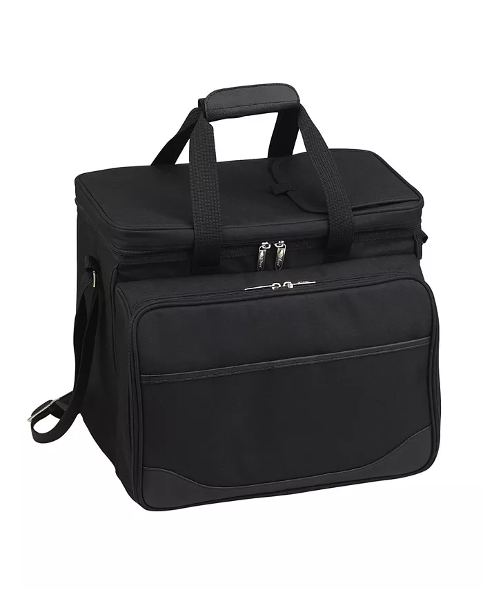 Picnic At Ascot Picnic Cooler for Four， Divided Interior -Leak Proof Lining - Mycitystee