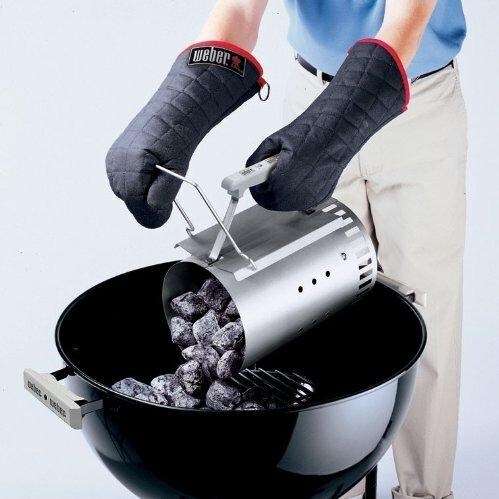 Weber 7416 RapidFire Aluminized Steel Charcoal Chimney - Mycitystee