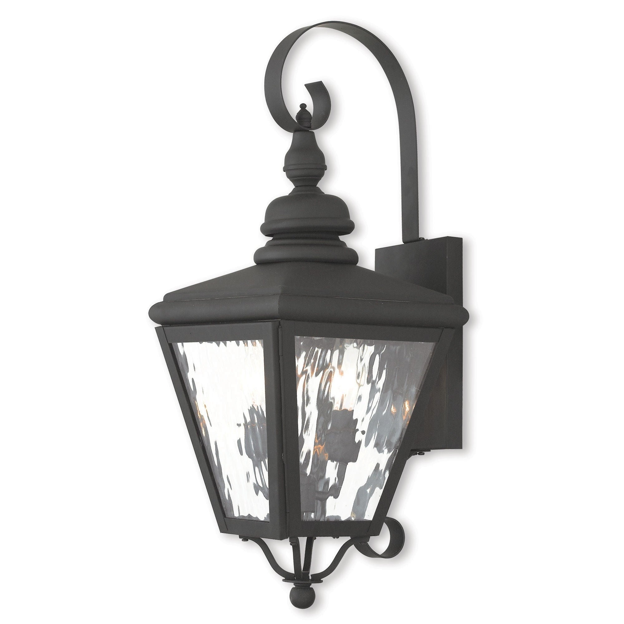 Livex Lighting Cambridge Black Brass 2-light Outdoor Lantern - Mycitystee