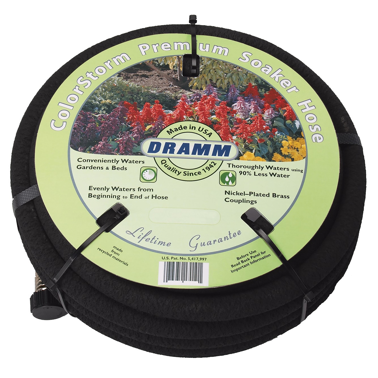 Dramm ColorStorm 5/8 in. D X 25 ft. L Heavy Duty Premium Grade Soaker Hose - Mycitystee