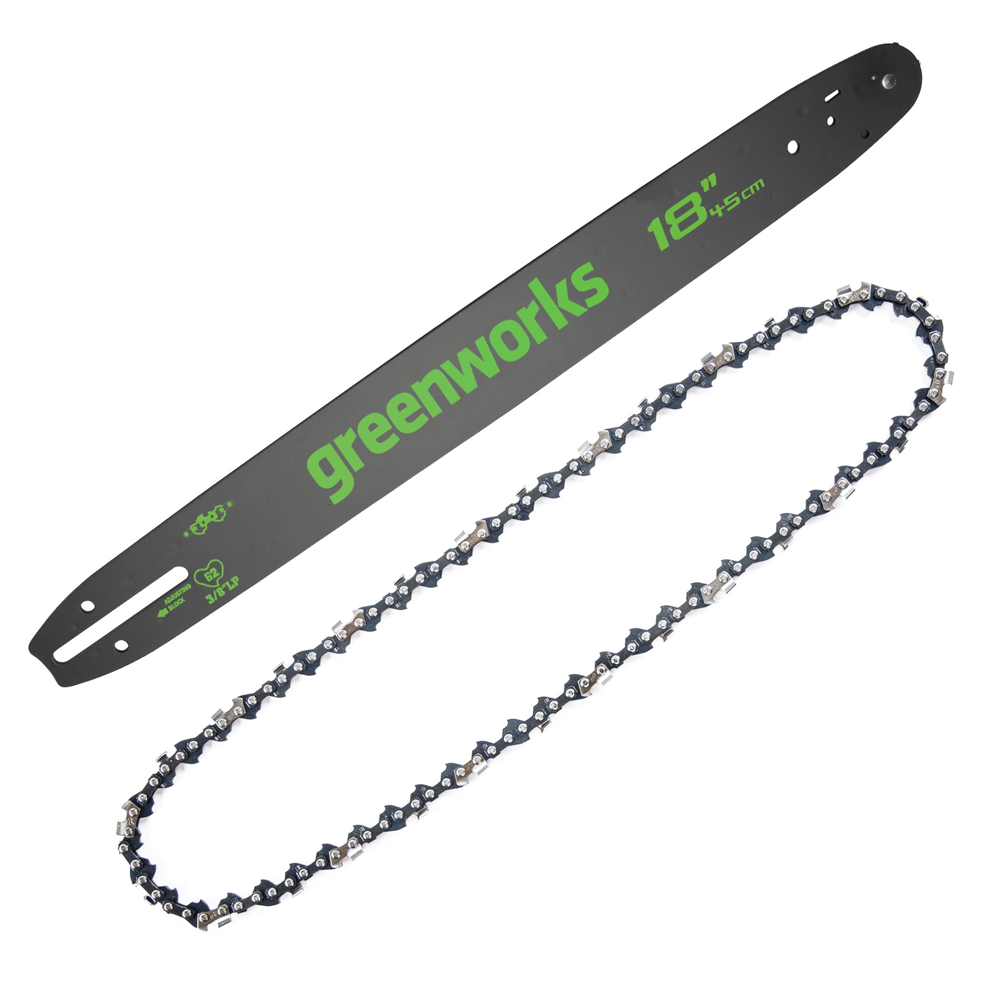 18-Inch Replacement Chainsaw Bar  Chain | Greenworks Tools - Mycitystee