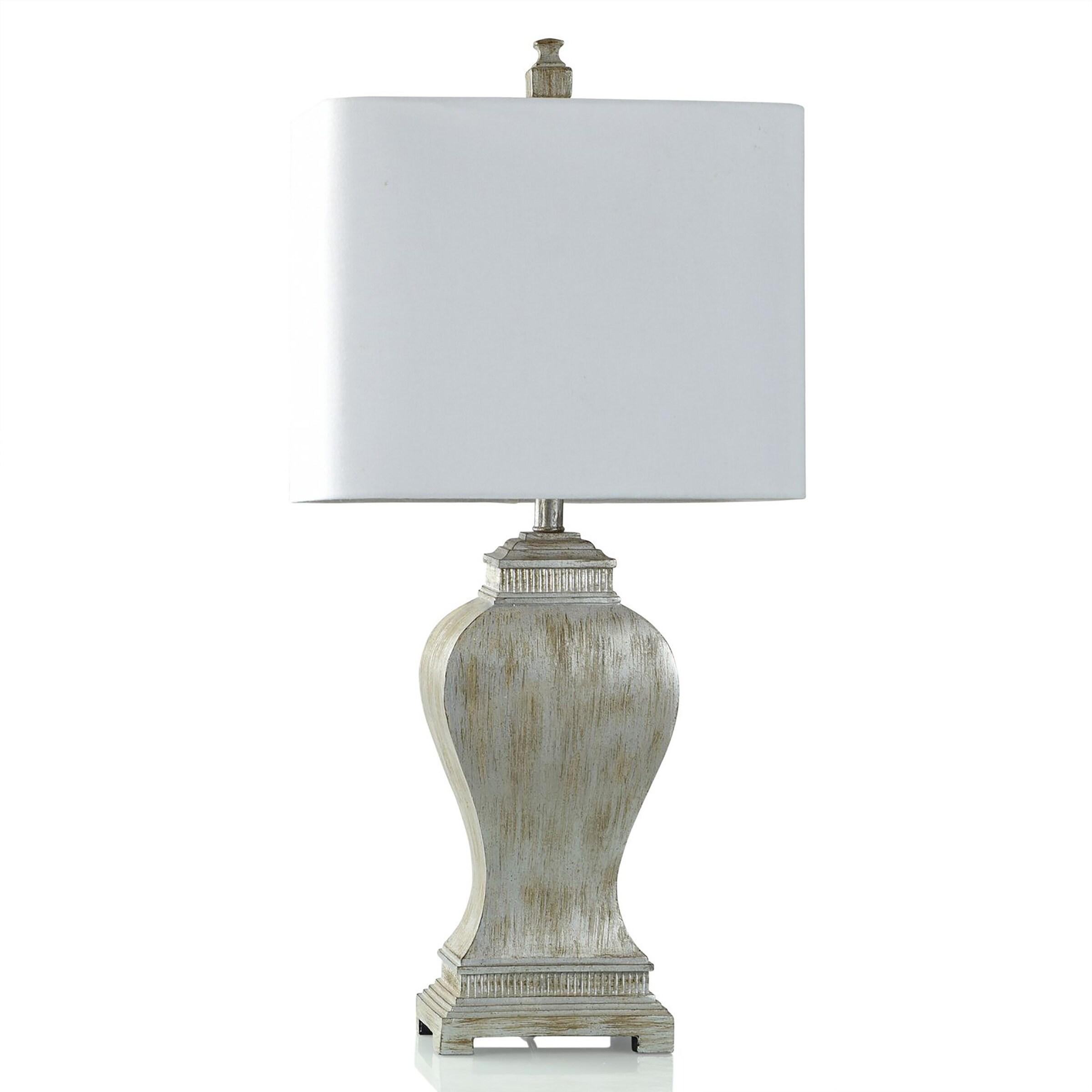 Carme Silver Table Lamp - Metallic Brushed Finish - Mycitystee