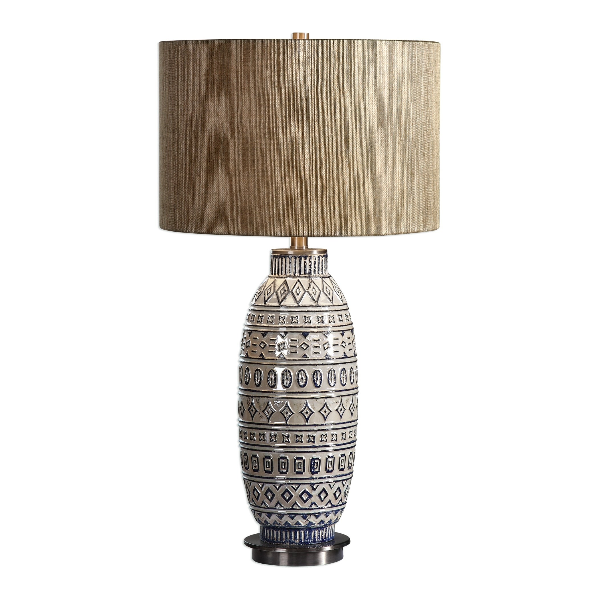 Uttermost Lokni Aged Ivory 1-light Table Lamp - Mycitystee