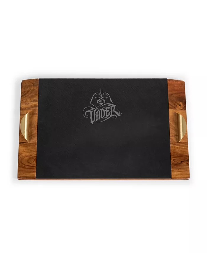 Toscana Star Wars Darth Vader Covina Acacia and Slate Charcuterie Board - Mycitystee