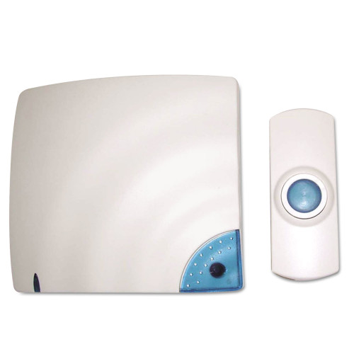 Tatco Wireless Doorbell， Battery Operated， 1.38 x 0.75 x 3.5， Bone (57910) - Mycitystee