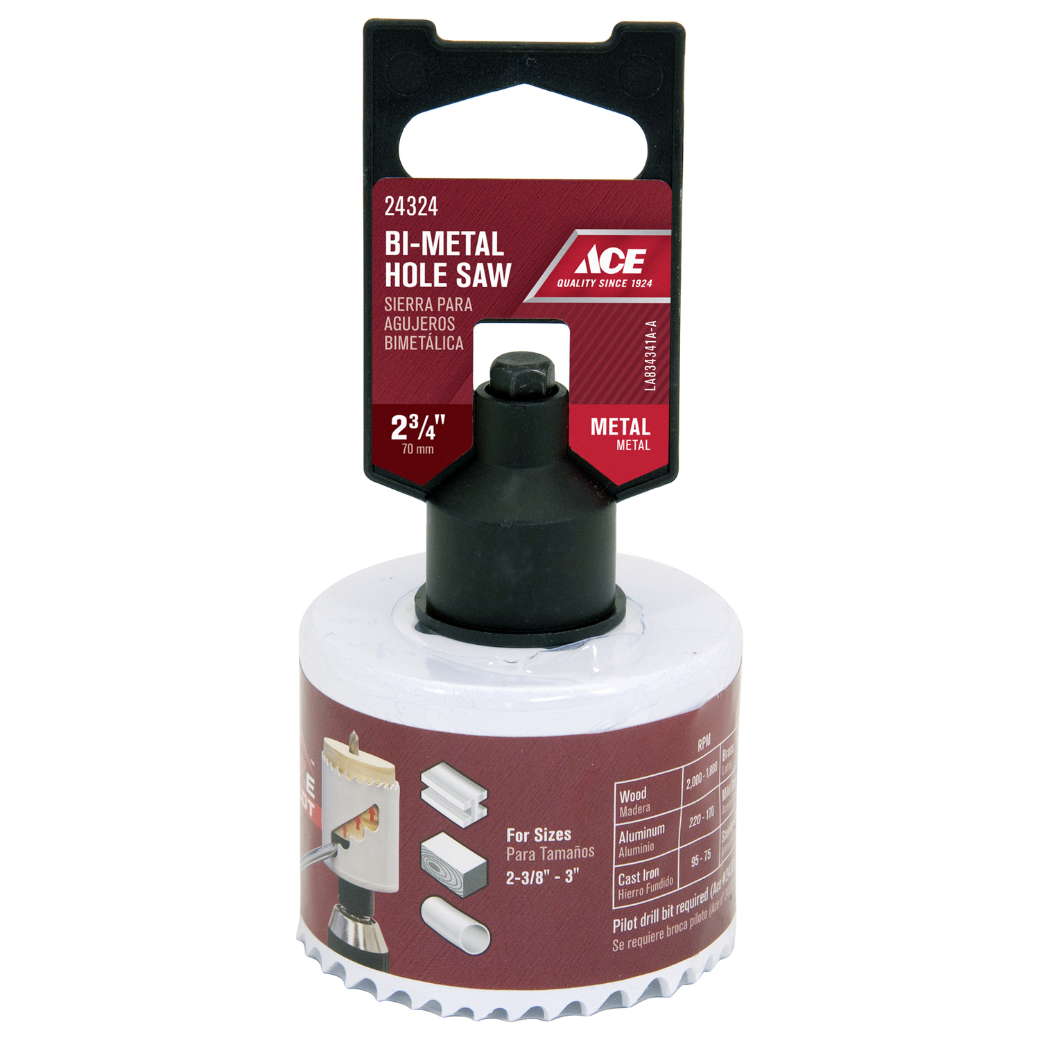 Ace 2-3/4 in. Bi-Metal Variable Pitch Hole Saw - Mycitystee