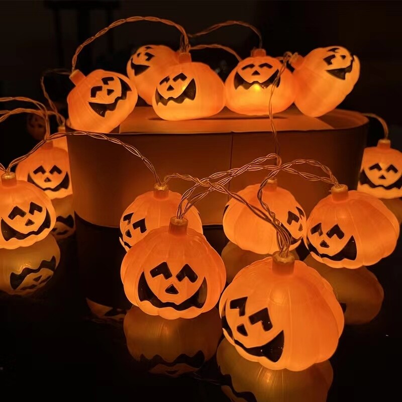 10LED Pumpkin String Fairy Lights for Halloween Party Decor Shopping - The Best Deals on String Lights | 40625583 - Mycitystee