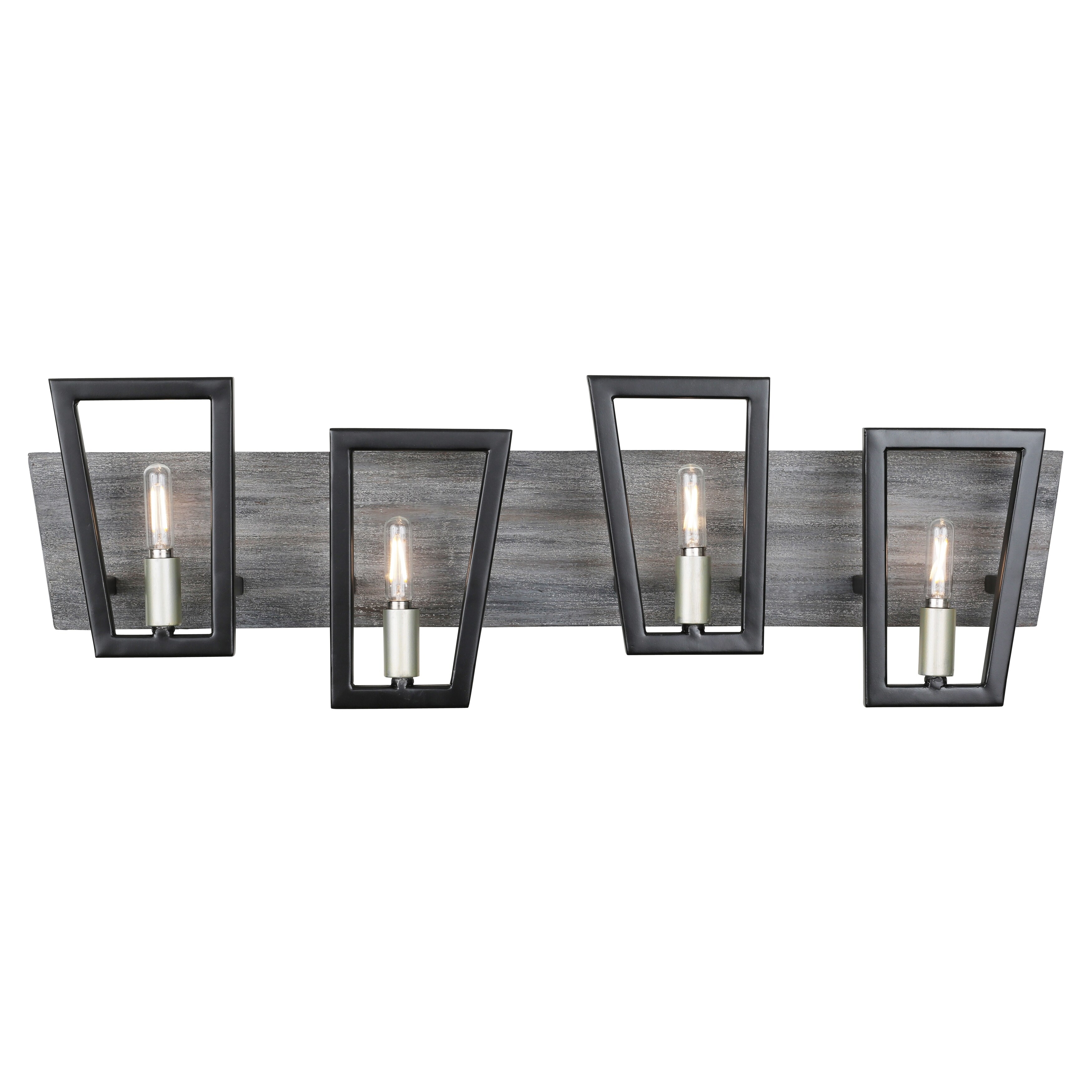Varaluz Zag 4-light Black， Silverado Bath/ Vanity - Mycitystee