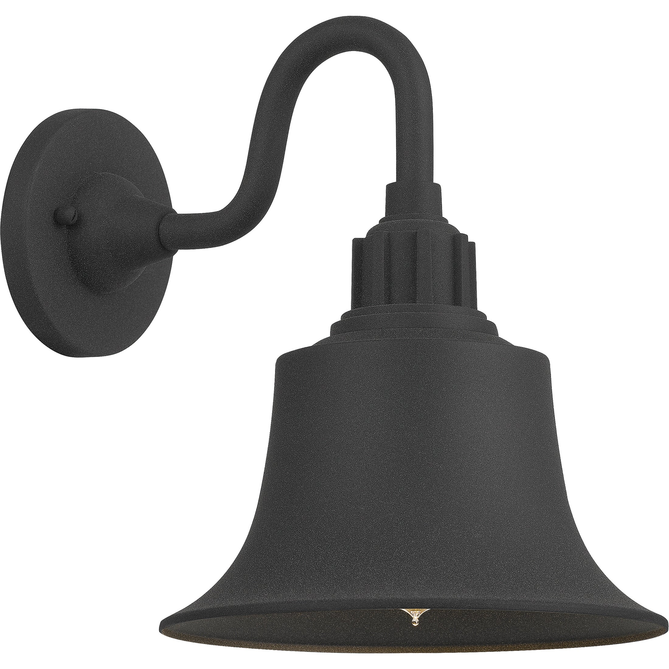 Nocturne Outdoor Wall Lantern - Mottled Black - Mycitystee