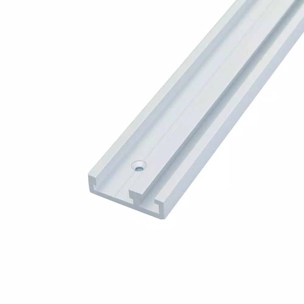 POWERTEC 32 in. Dual Track Rail Aluminum Combo T-Track and Miter Track for Woodworking and#8211; XDC Depot - Mycitystee