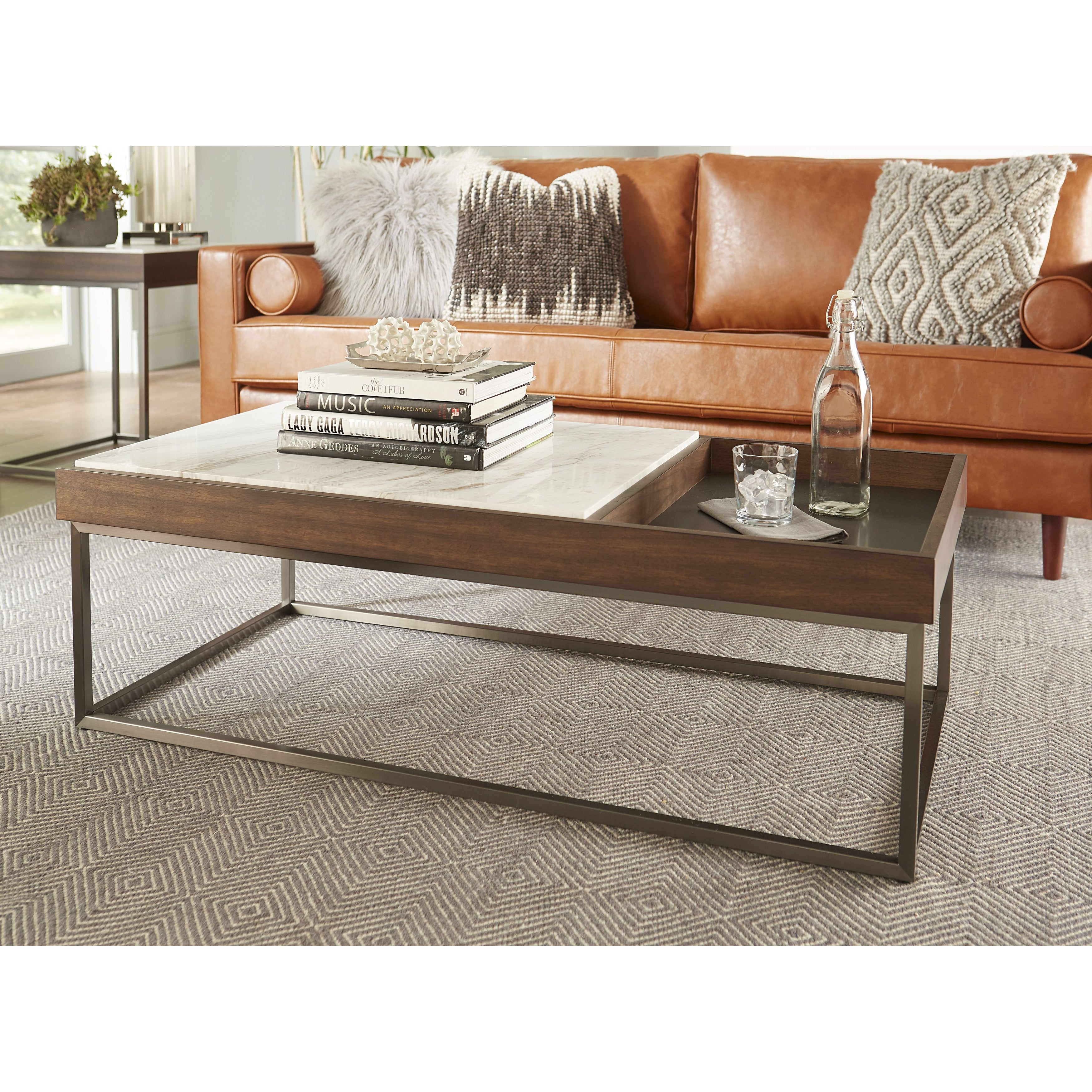 Ennis Jazz Marble Coffee Table - Mycitystee