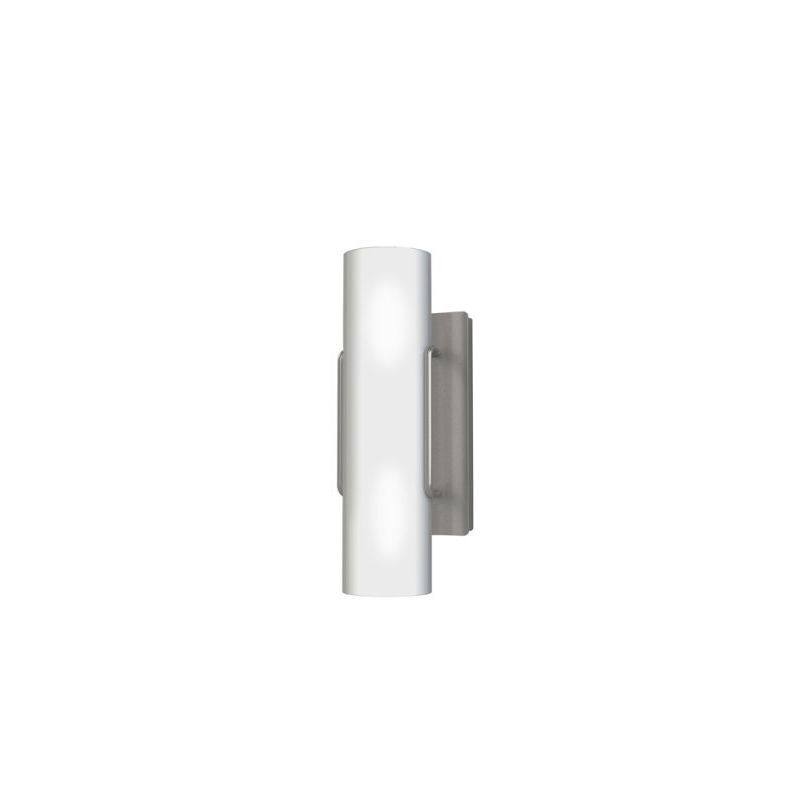 Sara 2-Light Satin Nickel Bath Vanity - Silver - Mycitystee
