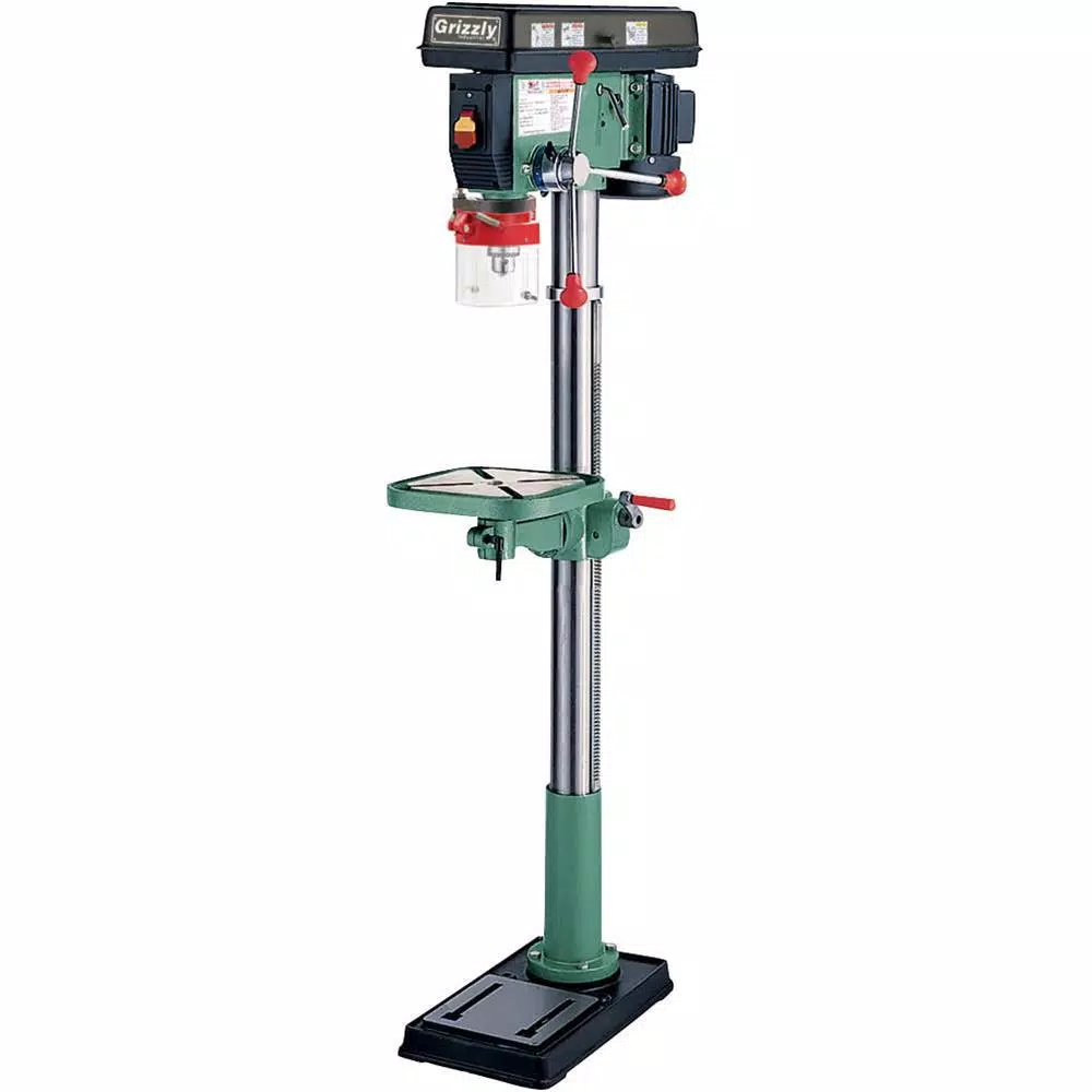 Grizzly Industrial 14 in. 12 Speed Heavy-Duty Floor Drill Press and#8211; XDC Depot - Mycitystee