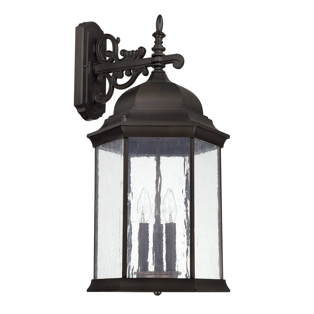 Main Street 3-light Old Bronze Outdoor Wall Lantern - Mycitystee