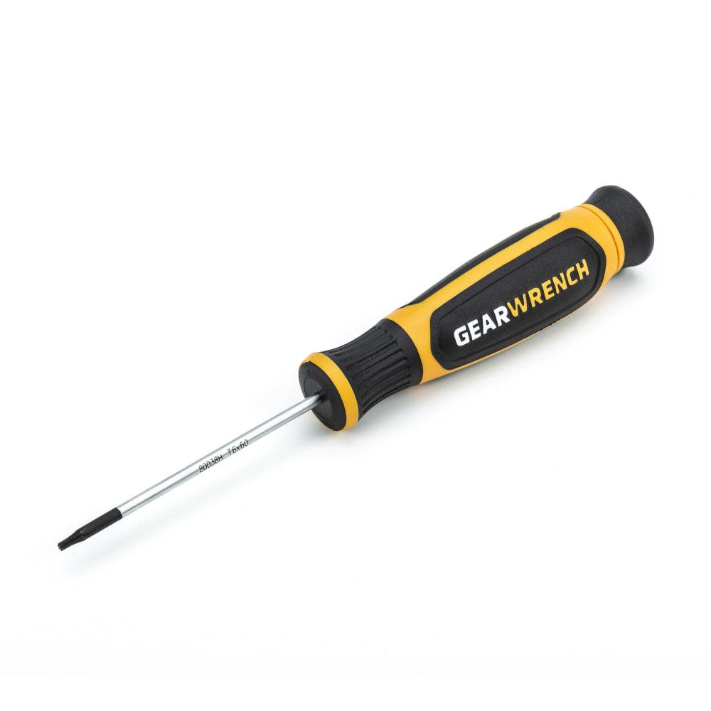 GEARWRENCH T6 x 60mm Mini Torx Dual Material Screwdriver 80038H from GEARWRENCH - Mycitystee