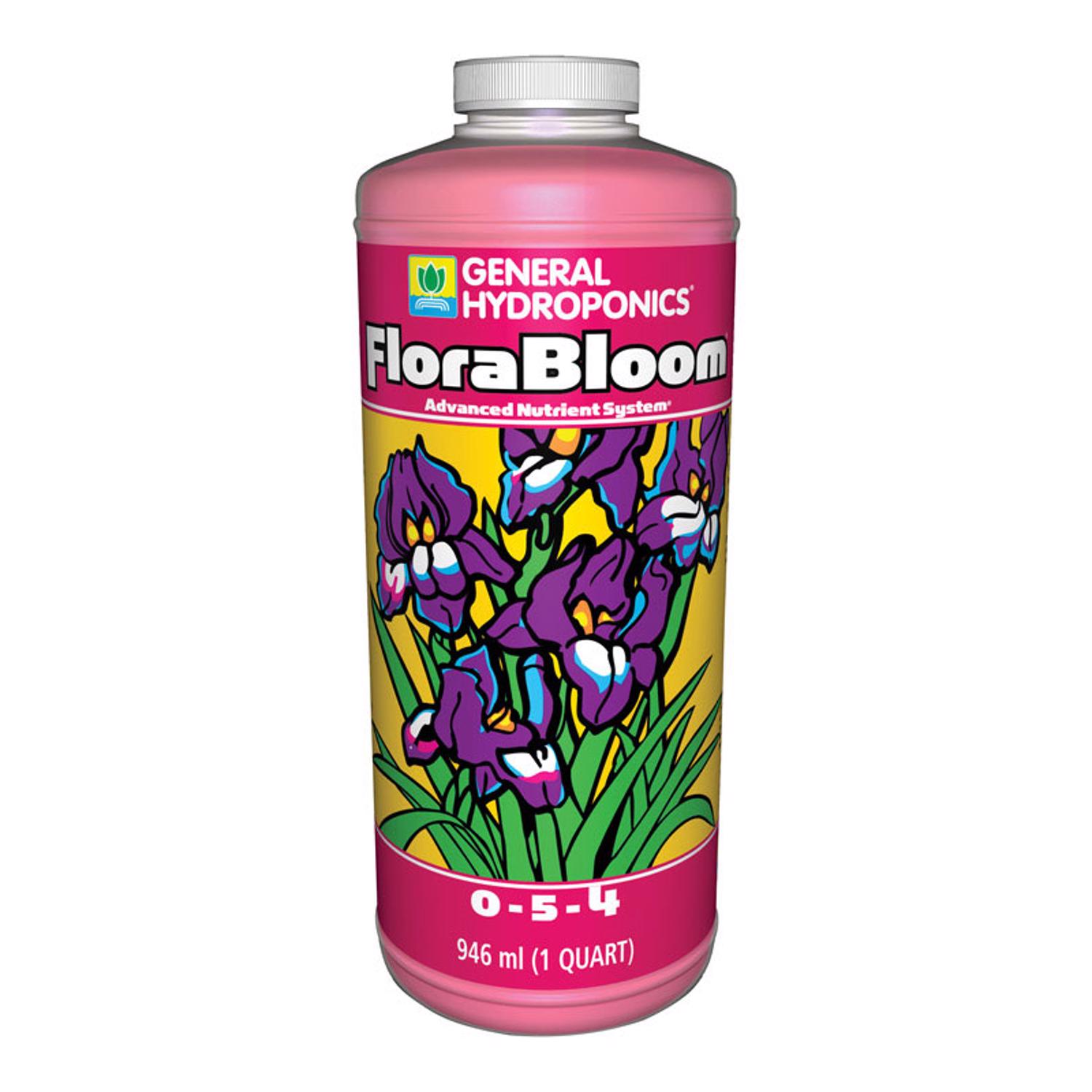 General Hydroponics FloraBloom Liquid Nutrient System 1 qt - Mycitystee