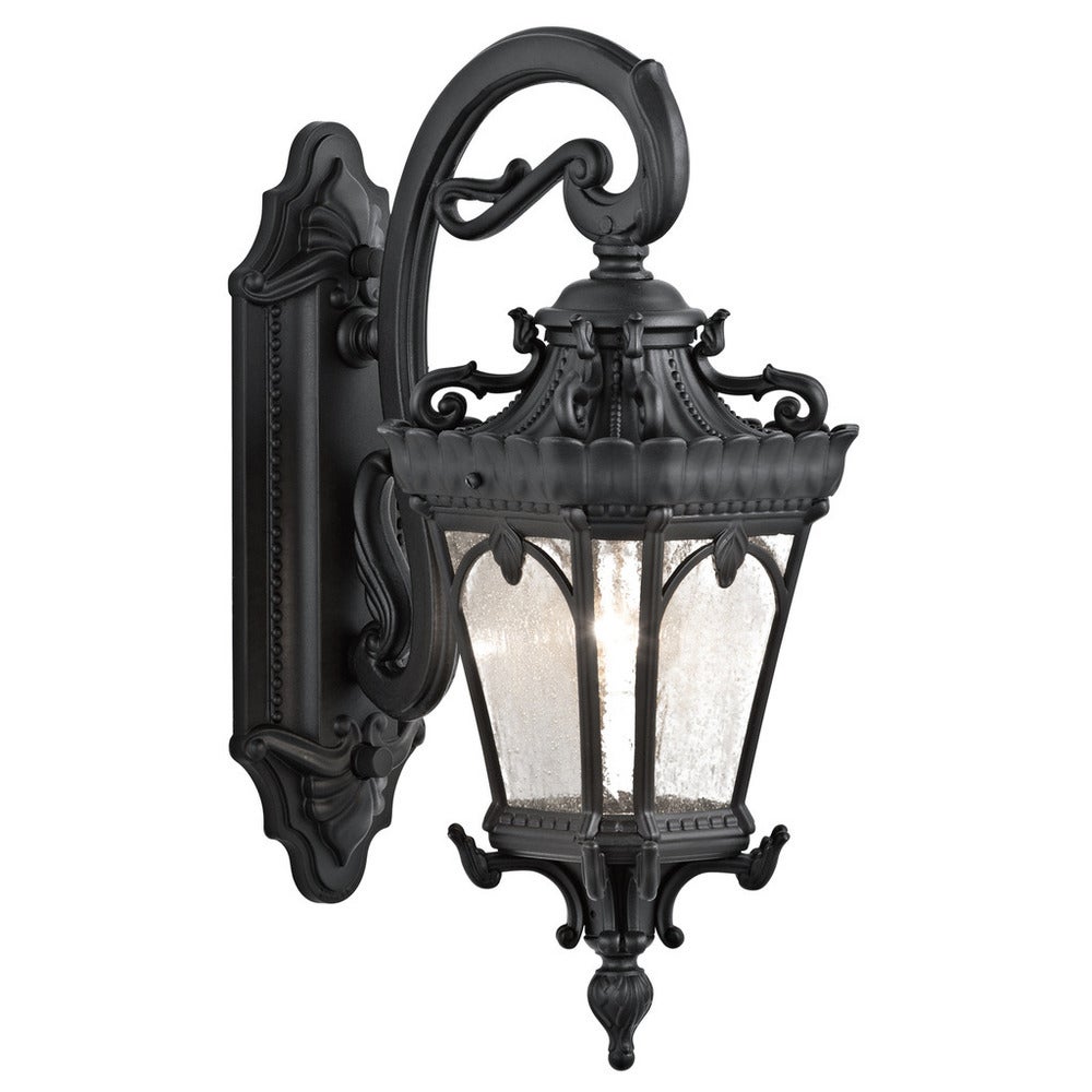 Kichler Lighting Tournai Collection 1-light Textured Black Outdoor Wall Lantern - Mycitystee