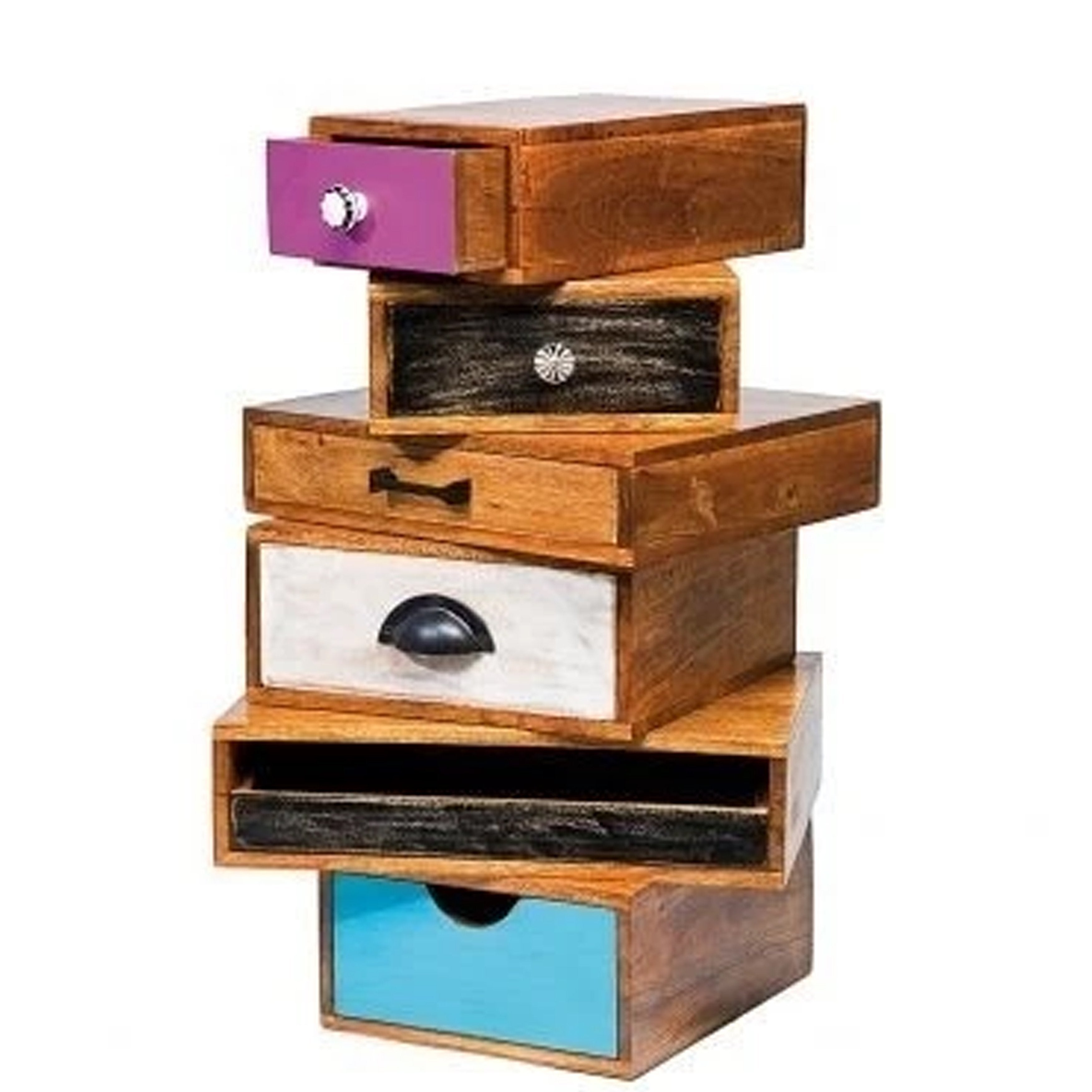 Solid Wood Tallboy Chest of 5 Drawers - - 35156584 - Mycitystee