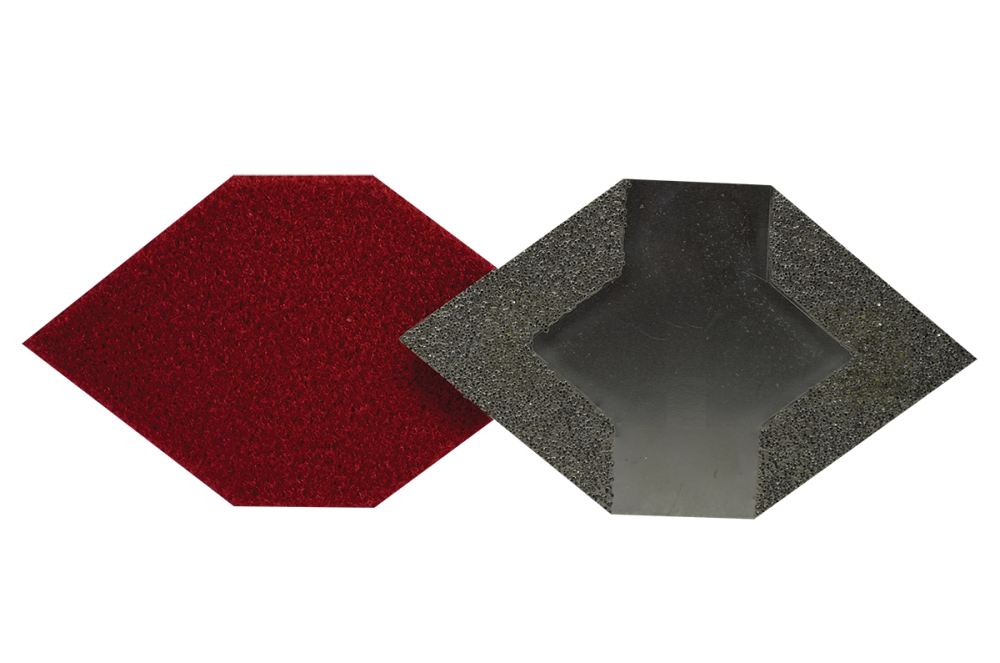 Diamond Corner Brazed Tooling Attachments - 50 Grit - Mycitystee