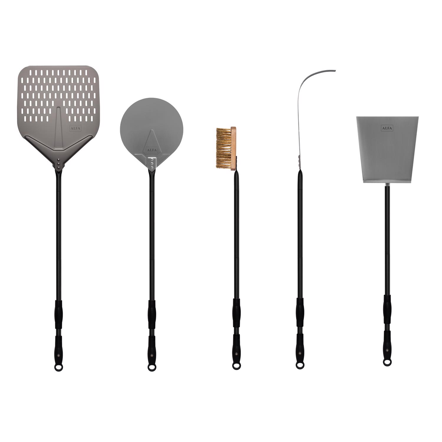 Alfa Stainless Steel Black Pizza Peel 5 - Mycitystee