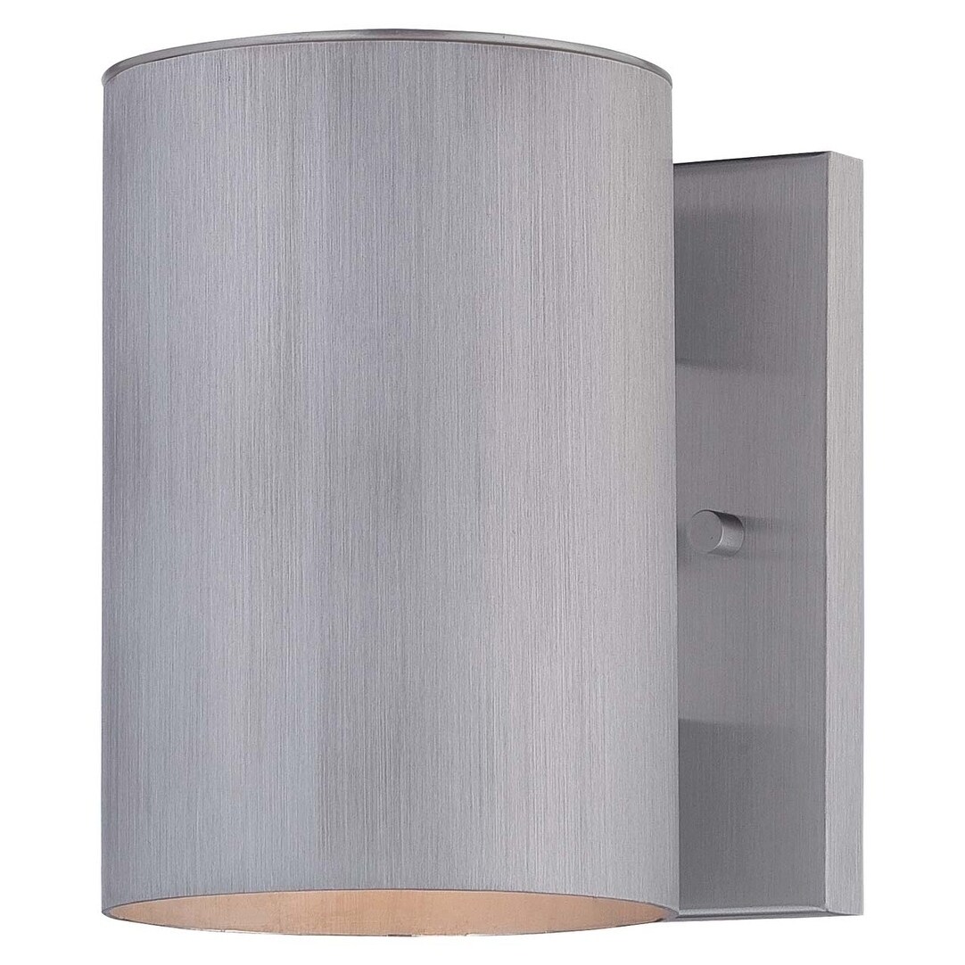 Skyline Brushed Aluminum 1 Light Outdoor Led Wall Mount By Minka Lavery - Mycitystee