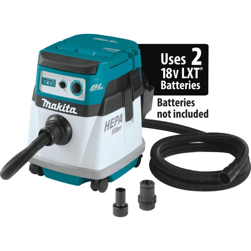 Makita 18V X2 LXT 36V 4 Gallon HEPA Dry Dust Extractor Bare Tool XCV15ZX from Makita - Mycitystee