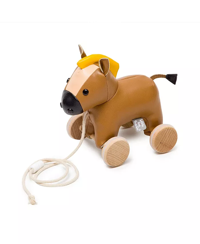 Little Big Friends Charles The Pull Along Horse - Mycitystee
