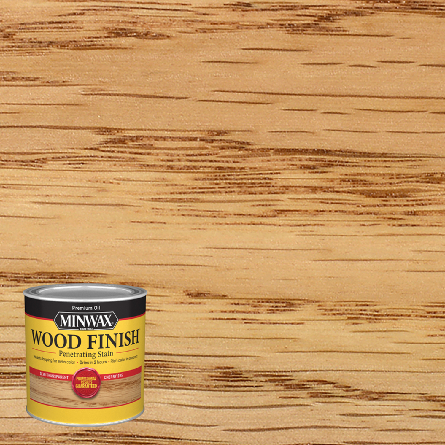 Minwax Wood Finish Semi-Transparent Cherry Oil-Based Penetrating Wood Stain 0.5 pt - Mycitystee