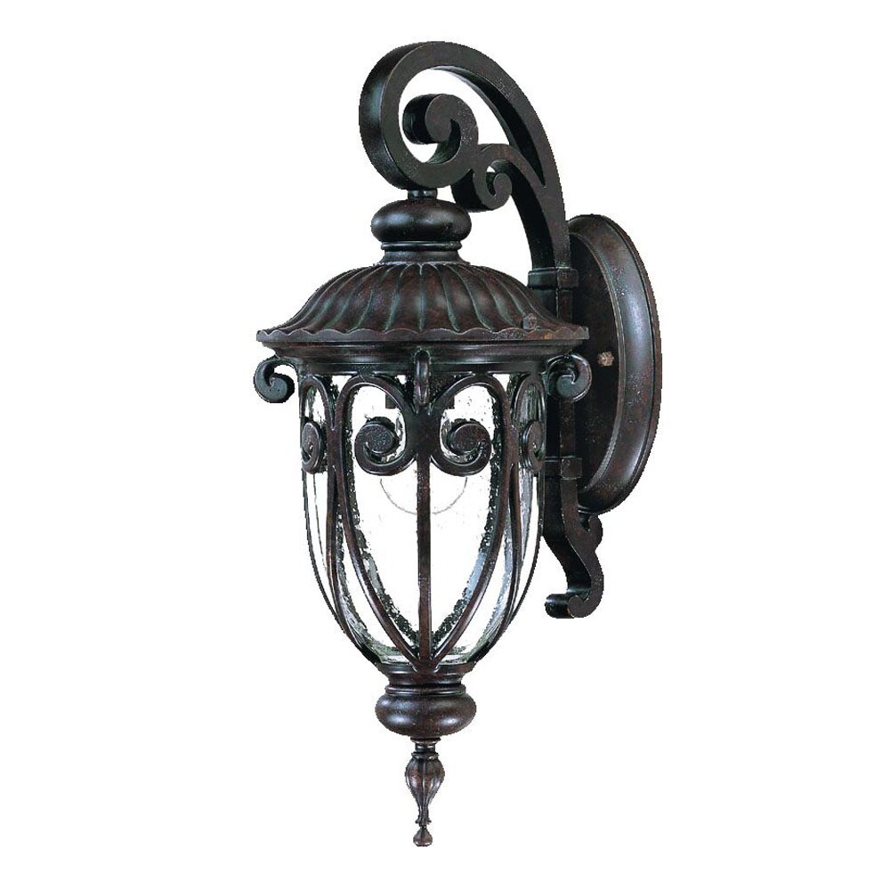 Acclaim Naples Collection 1-Light Outdoor Marbleized Mahogany Wall Light Shopping - The Best Deals on Outdoor Wall Lanterns | 23997968 - Mycitystee