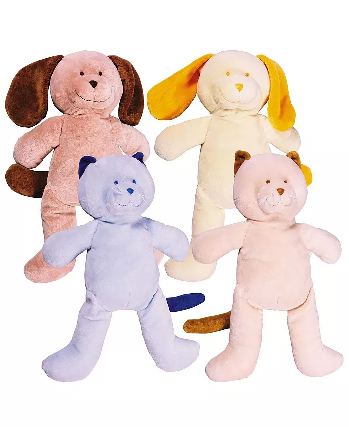 Kaplan Early Learning Plush Lovable Cats and Dogs - Set of 4 - Mycitystee