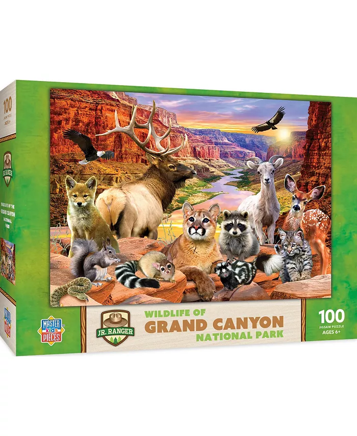 MasterPieces Puzzles National Parks - Grand Canyon National Park 100 Piece Kids Puzzle - Mycitystee