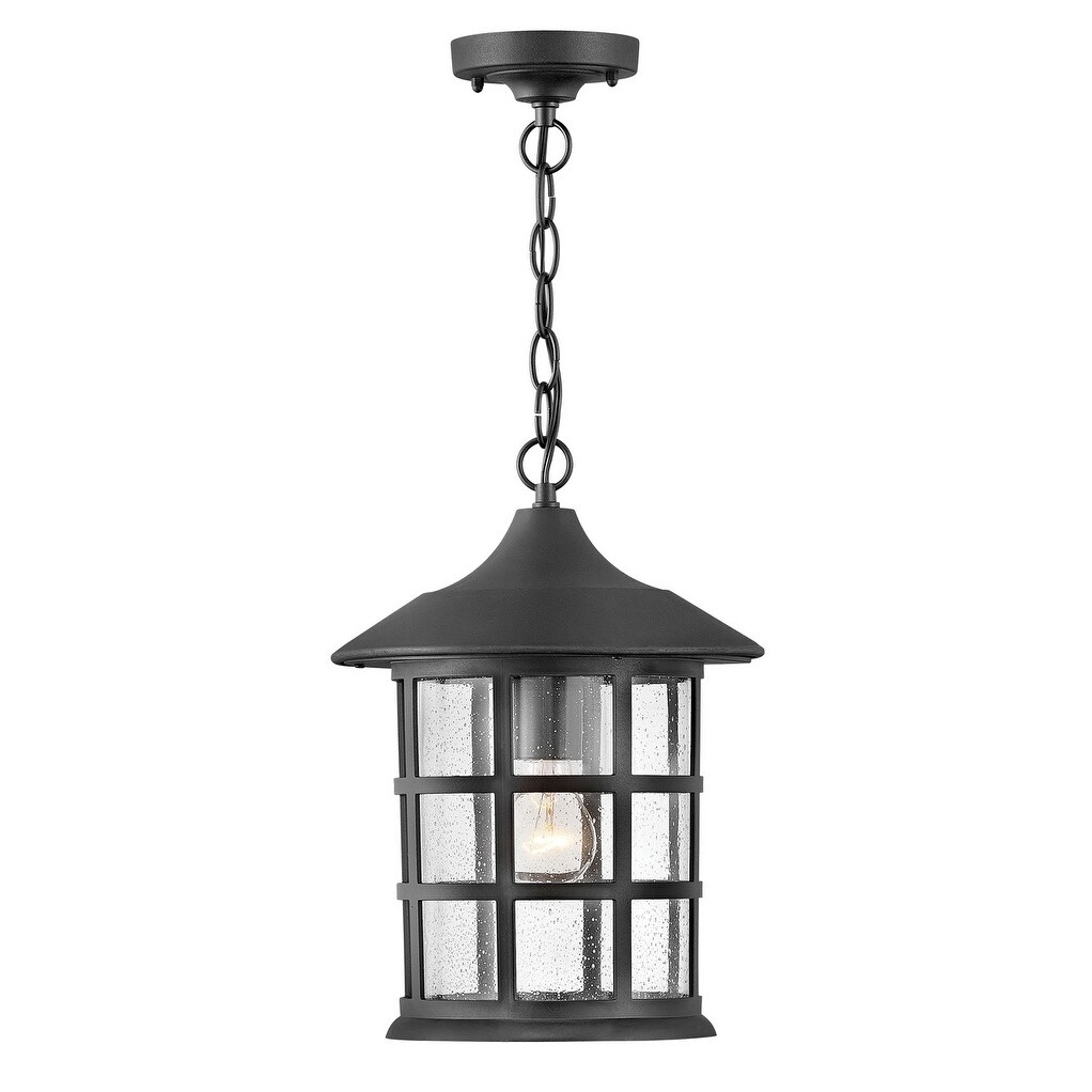 Hinkley Freeport 1-Light Outdoor Pendant in Textured Black - Mycitystee