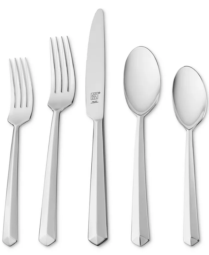 J.A. Henckels Alluri 42-Piece Flatware Set， Service for 8 - Mycitystee