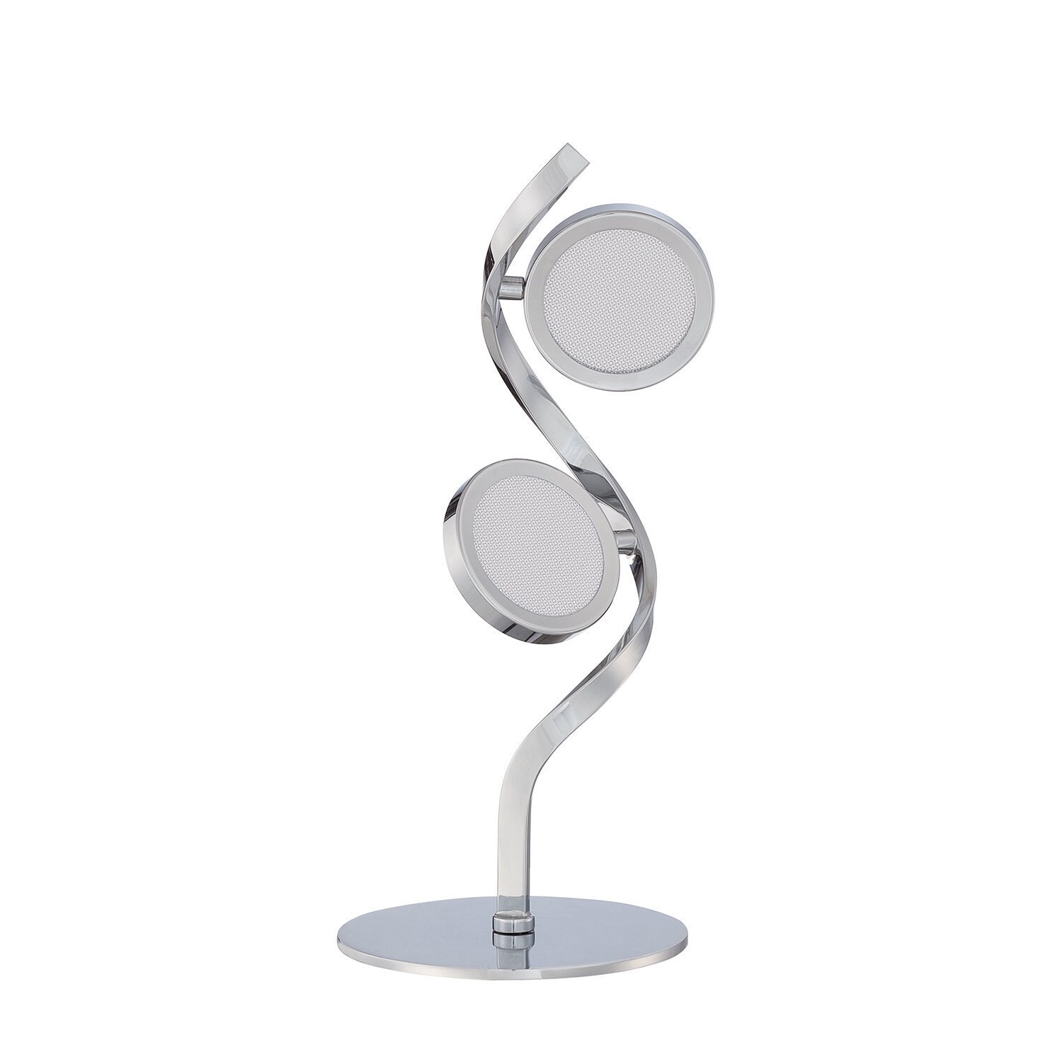 Milan Series Chrome 17-inch LED Table Lamp - Mycitystee