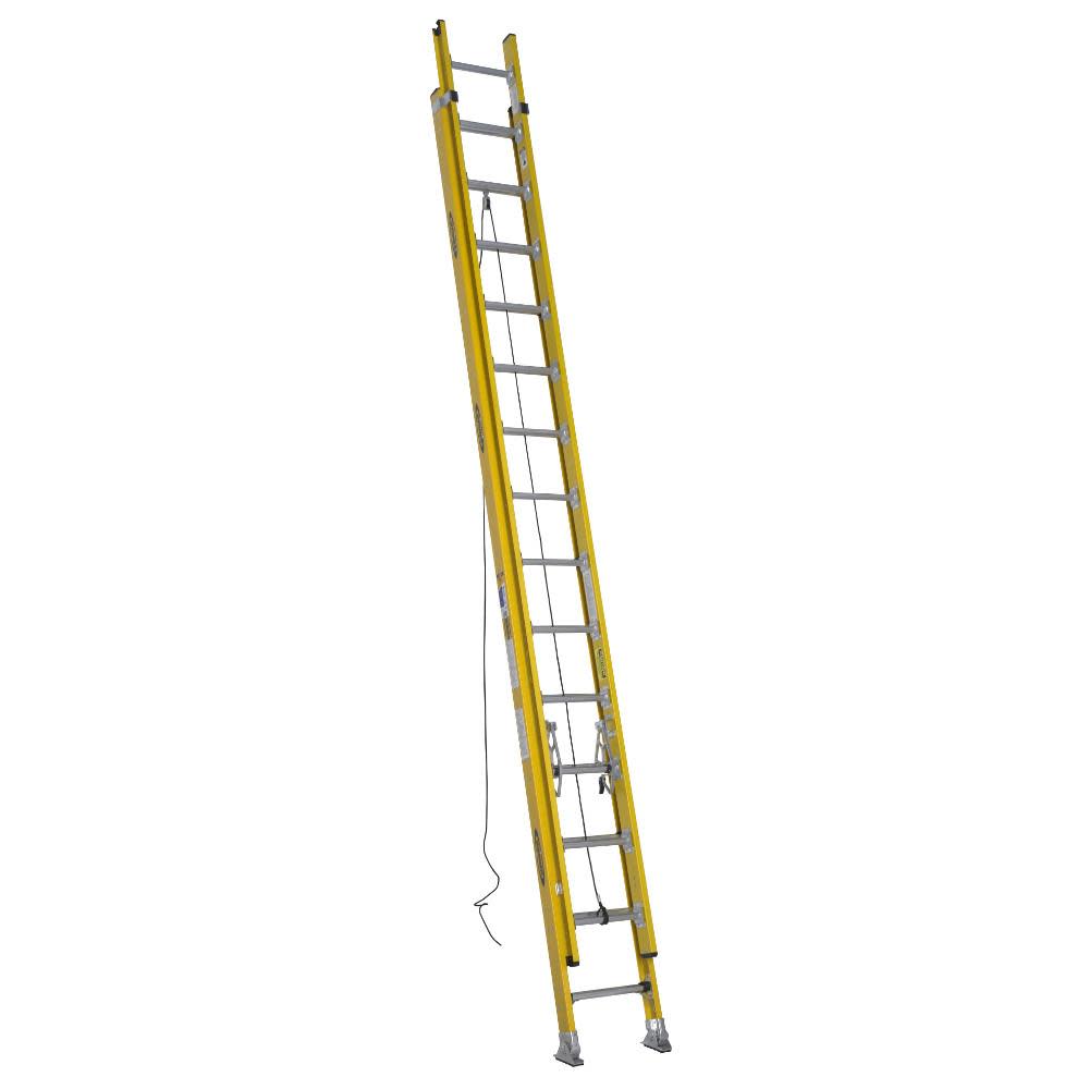 28 Ft. Type IAA Fiberglass Extension Ladder - Mycitystee