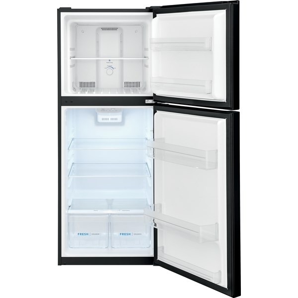 11.6 cu ft Top Freezer Black Refrigerator - Mycitystee