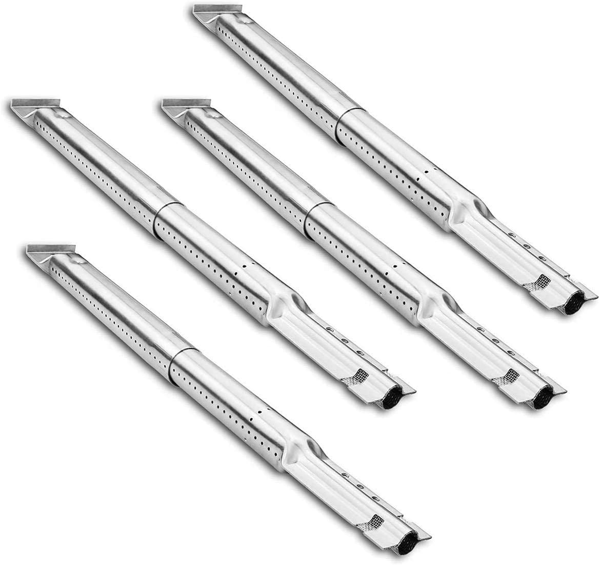 Grill Burner Adjustable 4 Pack from 12.2 to 16.5 inch/ 31 to 42 cm for Most BBQ Gas Grills - Mycitystee