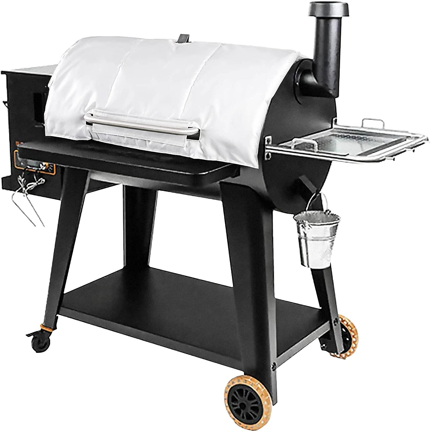 Thermal Insulated Blanket Winter Cover fits Pit Boss PB1150 Series Pellet Smoker BBQ Grills - Mycitystee