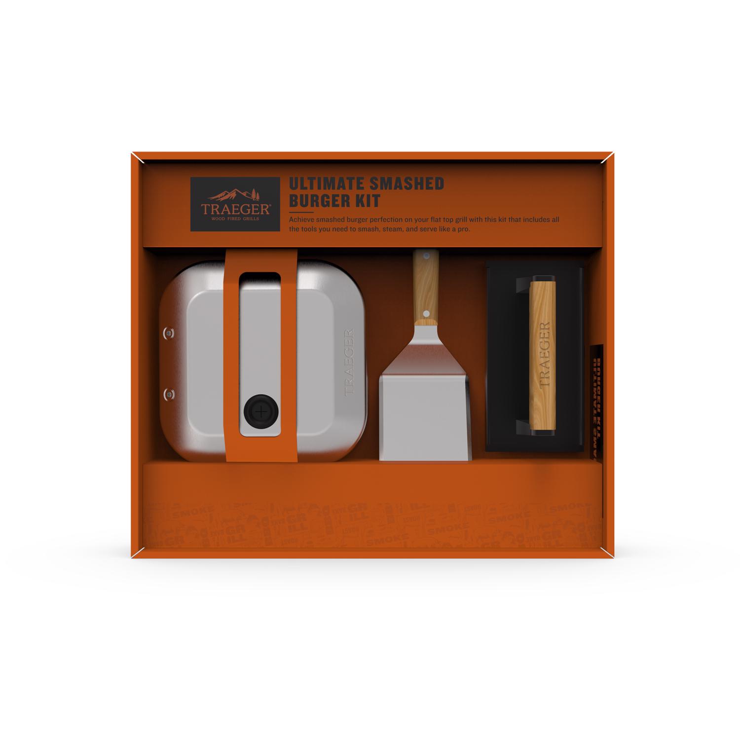 Traeger Smash Plastic/Stainless Steel Grill Accessory Bundle 16.54 in. L X 19.49 in. W - Mycitystee