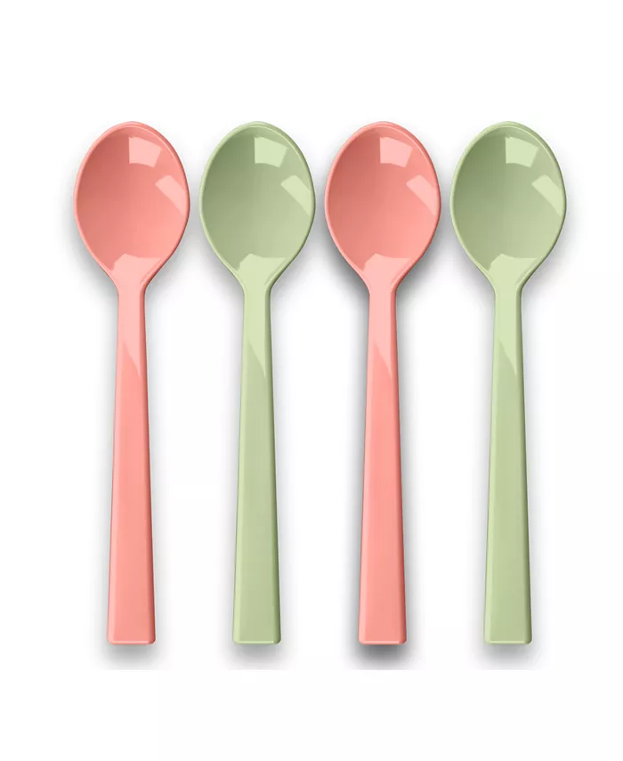 TarHong Melamine Berries Cherries Dessert Spoon Set of 4 - Mycitystee