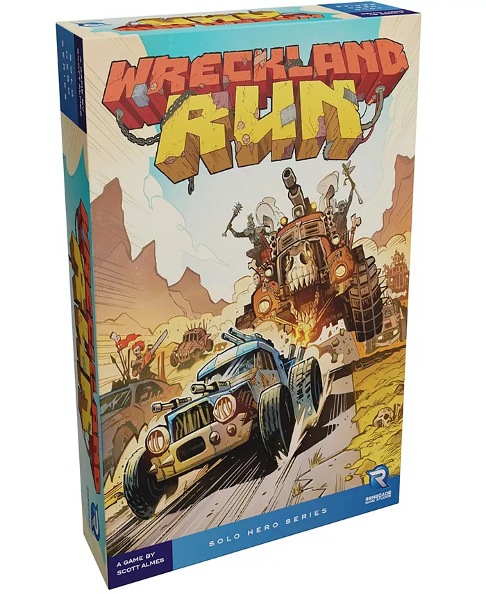 Renegade Game Studios Wreckland Run Solo Hero Series Solo Campaign Game， 30-45 Min Per Campaign - Mycitystee