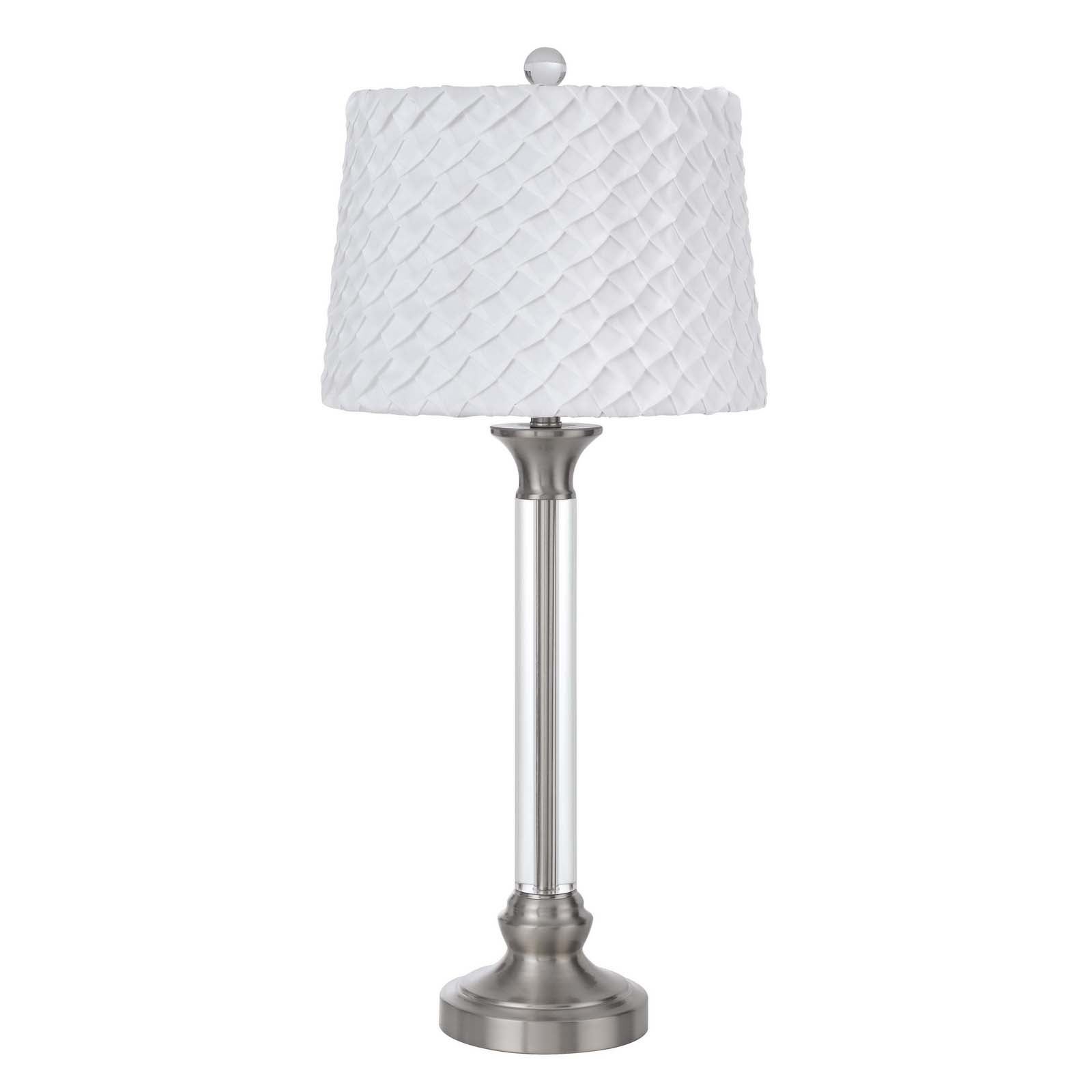 Ruston Brushed Steel Metal Table Lamp - Mycitystee