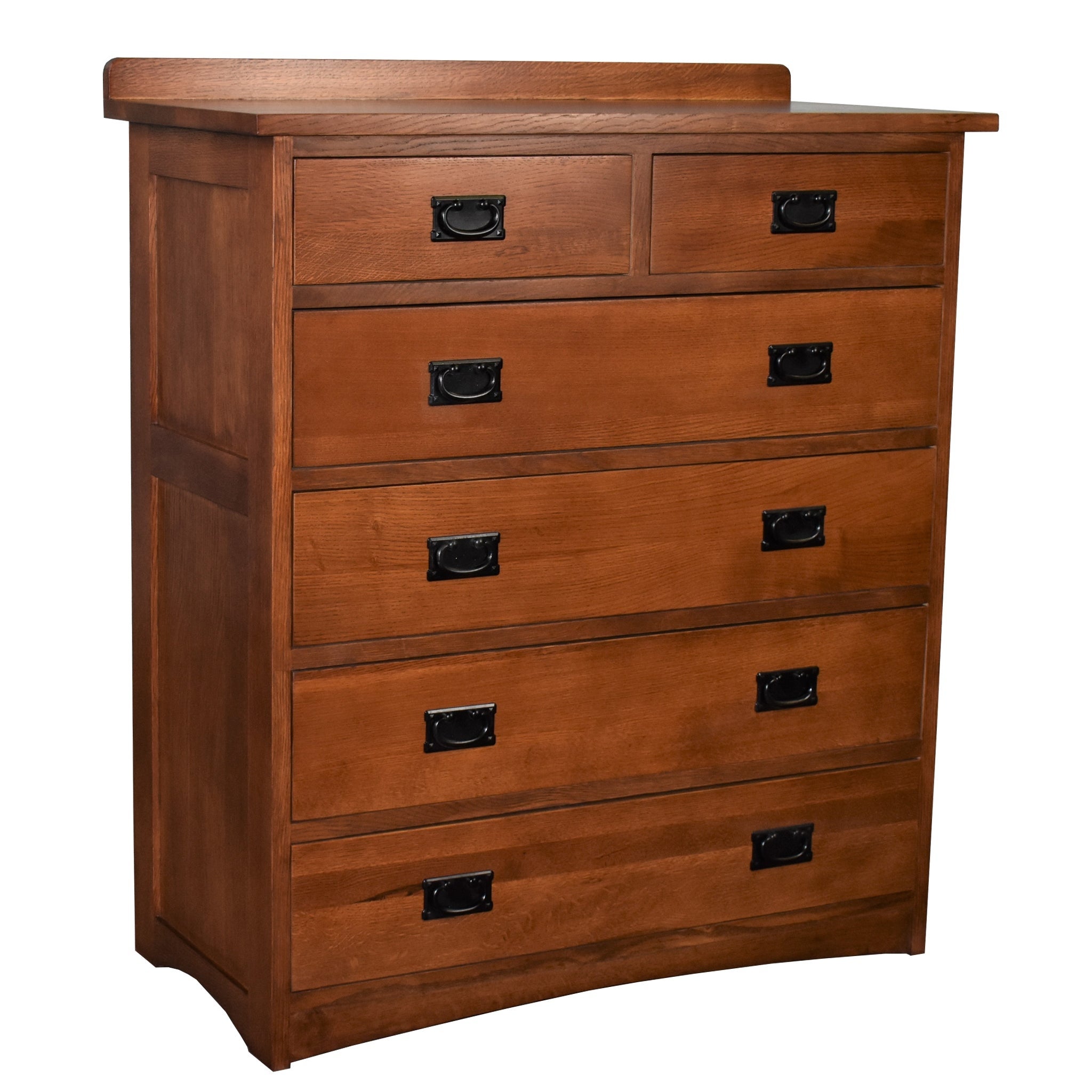 Mission Quarter Sawn Oak 6 Drawer Dresser - Michael's Cherry - - 37188985 - Mycitystee